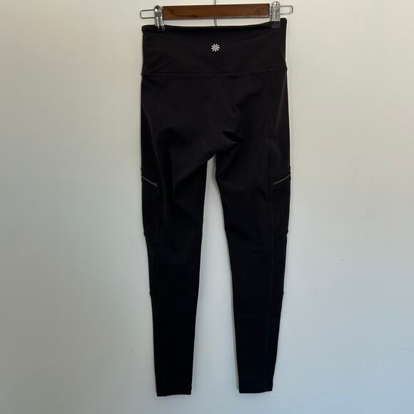 Athleta High Rise Metro Drifter Tight, Black, Size XSP - Picture 3 of 10